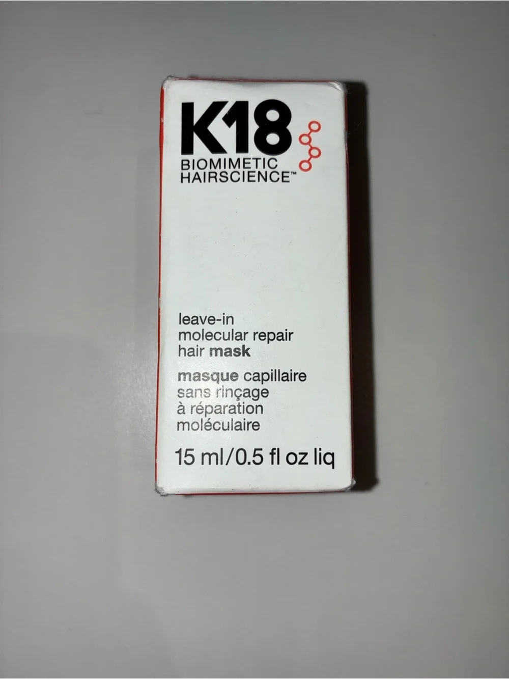 K18 Leave-In Molecular Repair Hair Mask — White
